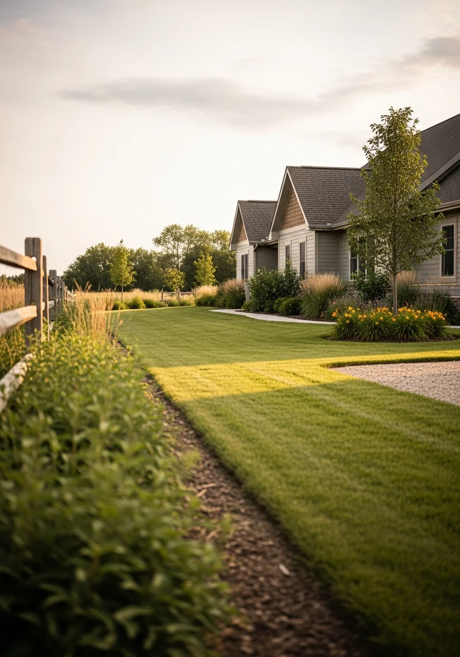 Claremont residential home with rural setting and traditional property structure.