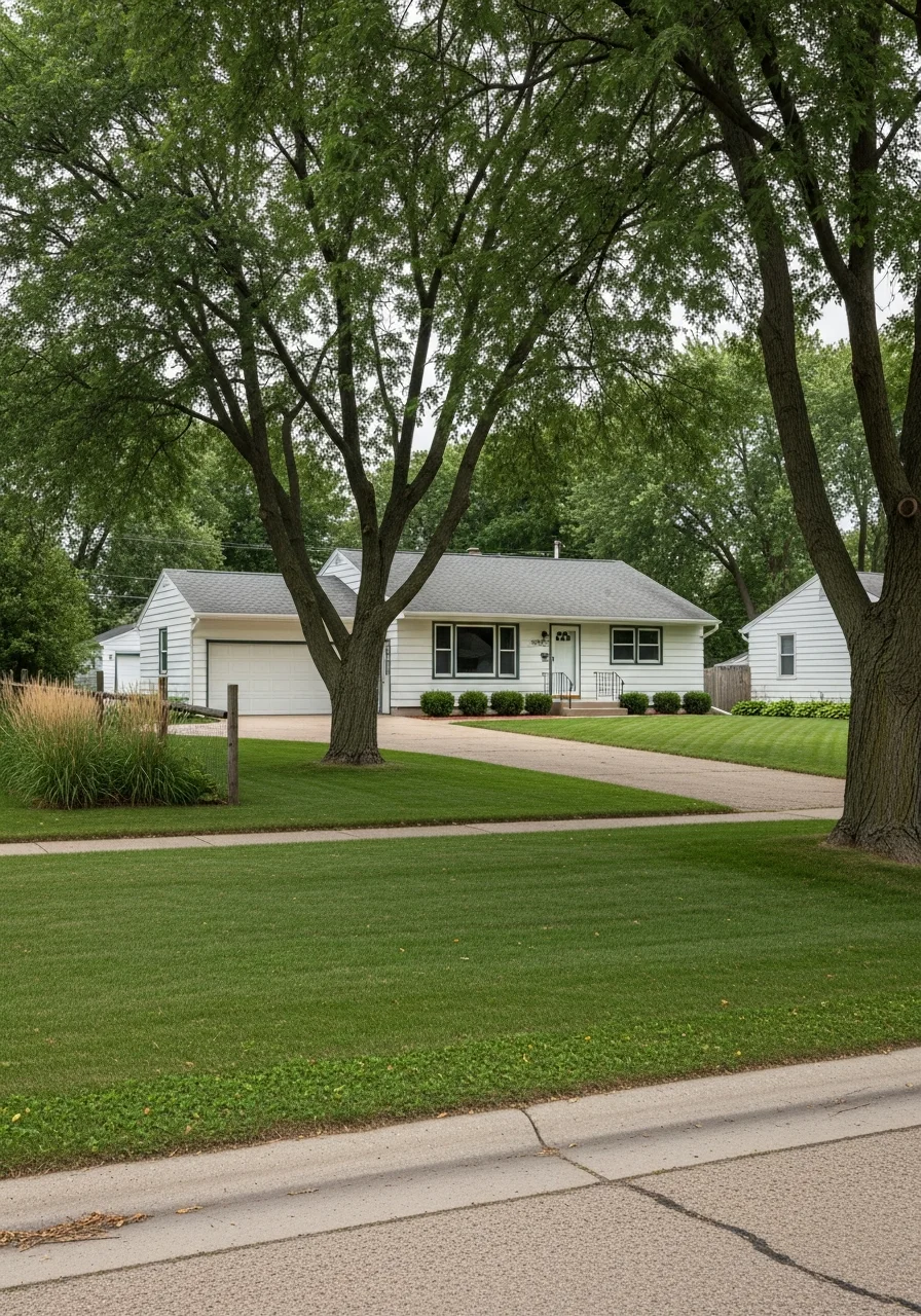 Ellendale small-town home exterior showing rural character and well-maintained property.